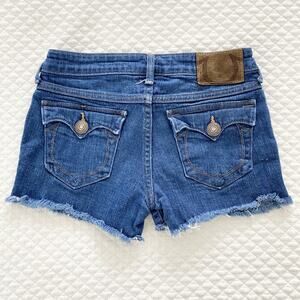 True Religion Cut-off Jean Shorts, Size 10
